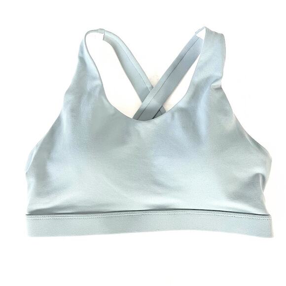 Running Girl Sports Bra Criss-Cross Back Padded Support Removable Cups sz Medium - Picture 2 of 3